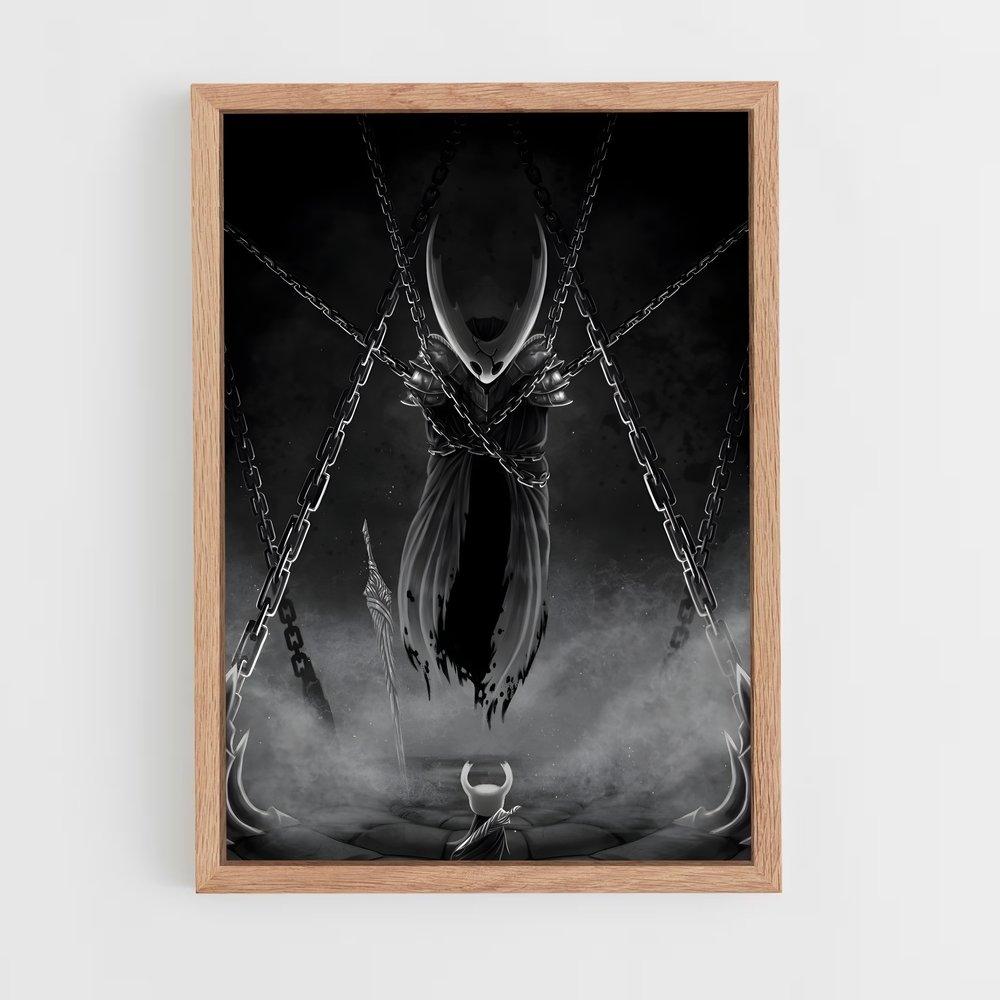 Poster L'Esprit Enchaîné – affiche Hollow Knight (vue 4)